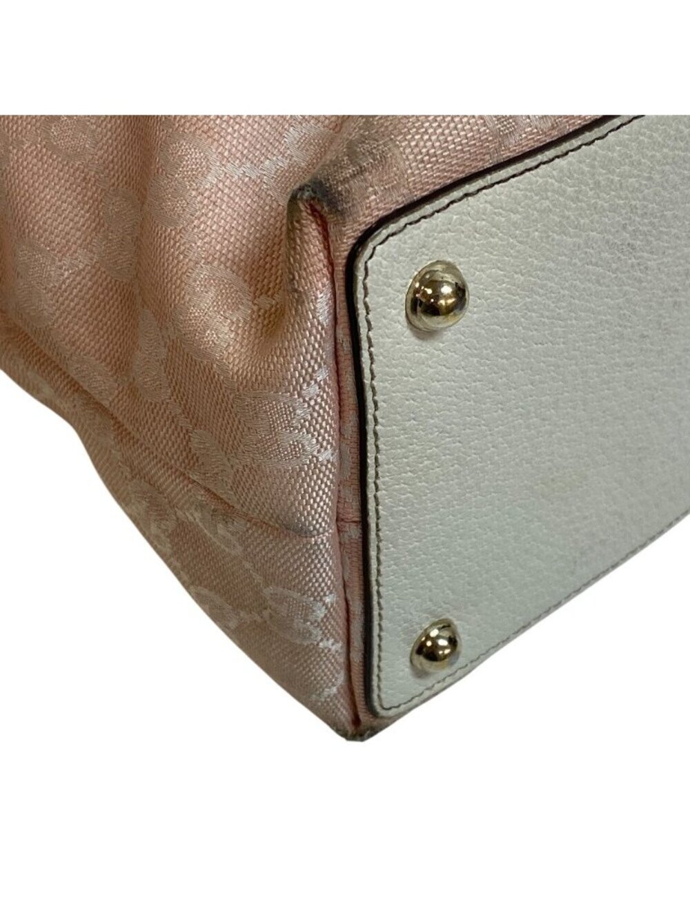 Gucci Shoulder GG Canvas Tote White - Picture 3 of 8